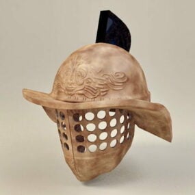 Roman Gladiator Helmet 3d model