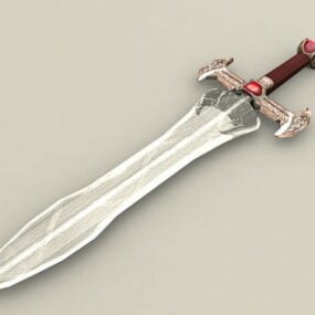 Hobbit Bilbo Sting Sword דגם תלת מימד