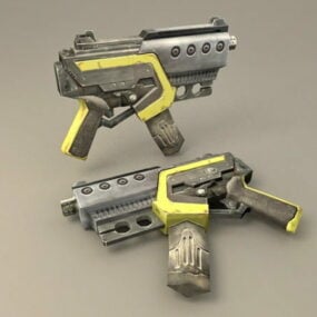 机枪手枪3d模型