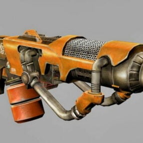 Plazma Tüfek Konsepti 3D modeli