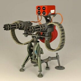 Sentry Gun 3D-Modell