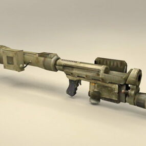 Zukünftiges RPG-Raketengranaten-3D-Modell