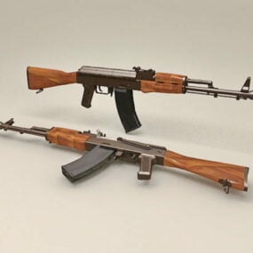 러시아 Ak-74 소총 3d 모델