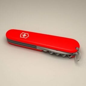 Swiss Army Knife Animated 3d model