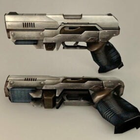 Pistola de energía de ciencia ficción modelo 3d