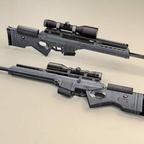 홍콩 Sl8 소총 3d 모델