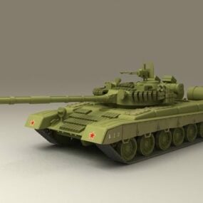 T80 Main Battle Tank 3d model