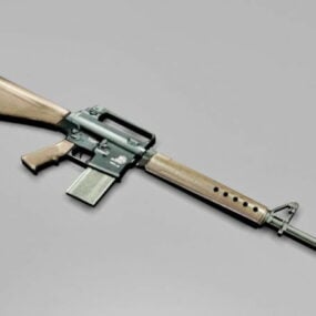 Armalite Ar 10b דגם 3D רובה