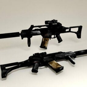 Rifle Hk G36 modelo 3d