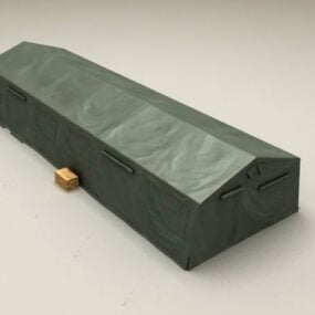 Wojskowy namiot kempingowy Model 3D