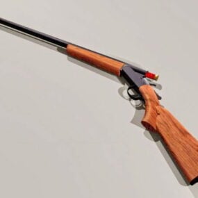 Winchester Modeli 1912 Av Tüfeği 3d modeli