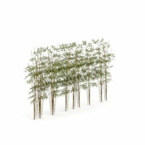 Bambusový les 3D model