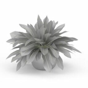 3D model květinové rostliny