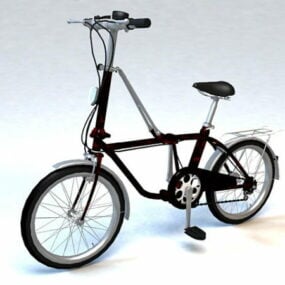 דגם תלת מימד של אופני עיר אופני