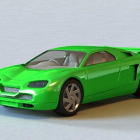 Süper Spor Araba 3d modeli