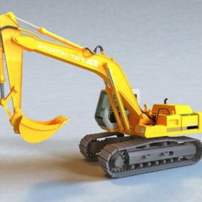 Japan Machine Small Excavator 3d model