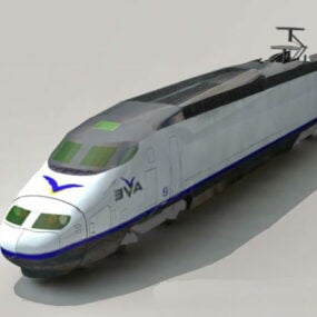 Avenue Train modèle 3D