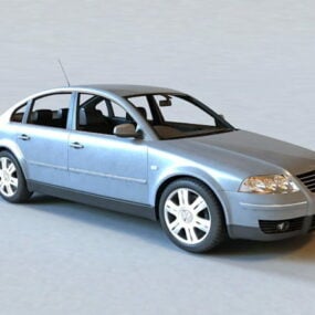 3д модель автомобиля Volkswagen Passat
