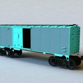 कार्गो ट्रेन कार 3डी मॉडल