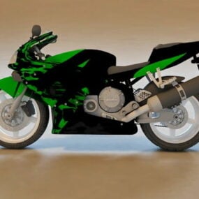 Moto de sport Honda Cbr modèle 3D
