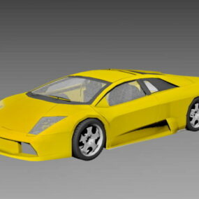 Modello 3d della Lamborghini Murcielago Coupé