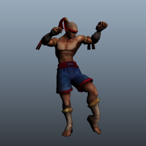 Τρισδιάστατο μοντέλο Muay Thai Warrior