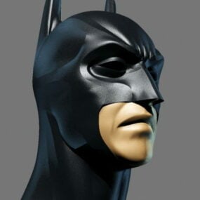 Modelo 3d da cabeça do Batman