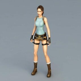 Tomb Raider Anniversary τρισδιάστατο μοντέλο