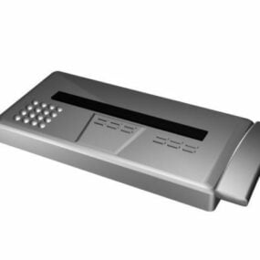 Modello 3d del fax