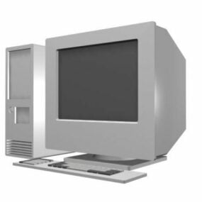 Model 3d Komputer Desktop Pribadi