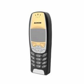 Nokia Gsm Modello 3d del ricevitore del telefono cellulare
