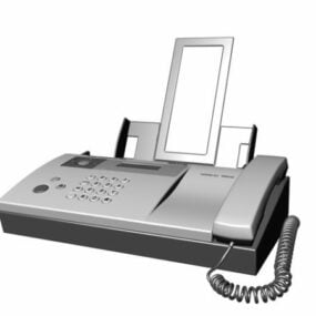 Sharp Inkjet Fax Machine 3d model