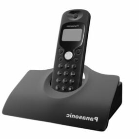 Model 3d Telefon Tanpa Kord Panasonic