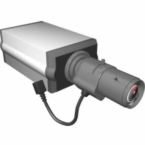 3D-Modell einer analogen Überwachungskamera