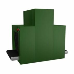 Security X Ray Luggage Scanning Machine 3d model