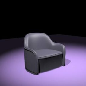 Low Profile Tub Chair 3d model