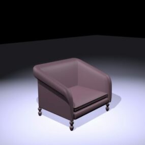 Modelo 3d de cadeira baixa
