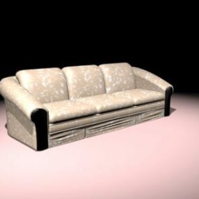 Davenport soffa 3d-modell