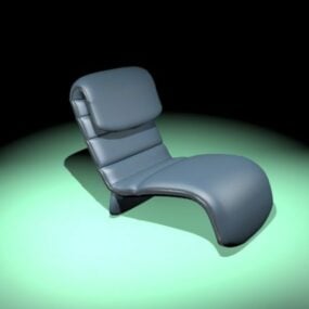 Chaise longue au sol modèle 3D