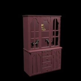 Curio Display Cabinet 3d model