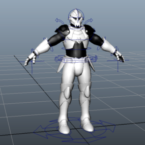 Sci-fi Soldier Rig 3d-modell