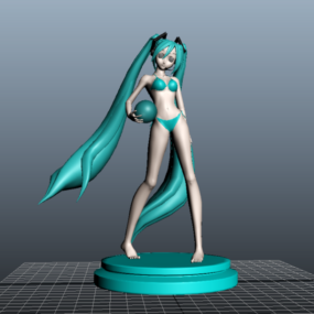 مدل سه بعدی Hatsune Miku