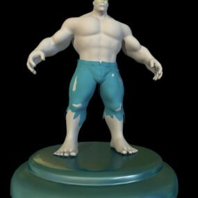 מודל תלת מימד של Hulk Figure