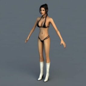Elexis Sinclaire Bikini modello 3d