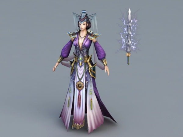 Ancient Chinese Swordswoman