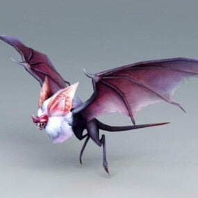 Modelo 3d de morcego gigante