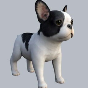 Fransız Bulldog Köpek Yavrusu 3D modeli