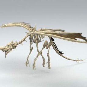 Kostěný drak 3D model