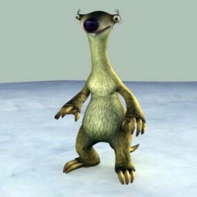 Ice Age Sid 3d-modell