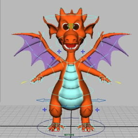 Leuk 3D-model van Fire Dragon Rig
